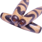 Tibet Agate Horseshoe Pattern Dzi Necklace Pendant DIY