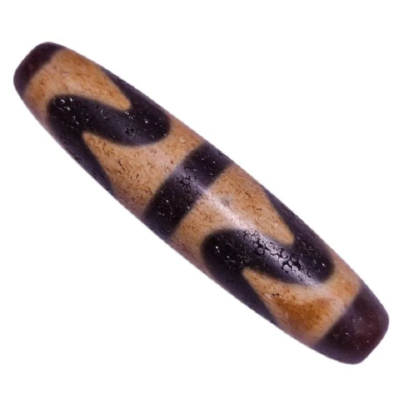 Tibet Agate Horseshoe Pattern Dzi Necklace Pendant DIY