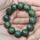 Tibetan Jade Medicine King Stone Snake Pattern Jade Hand String Bracelet