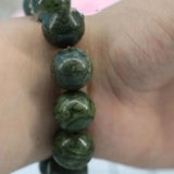 Tibetan Jade Medicine King Stone Snake Pattern Jade Hand String Bracelet