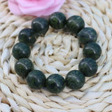 Tibetan Jade Medicine King Stone Snake Pattern Jade Hand String Bracelet