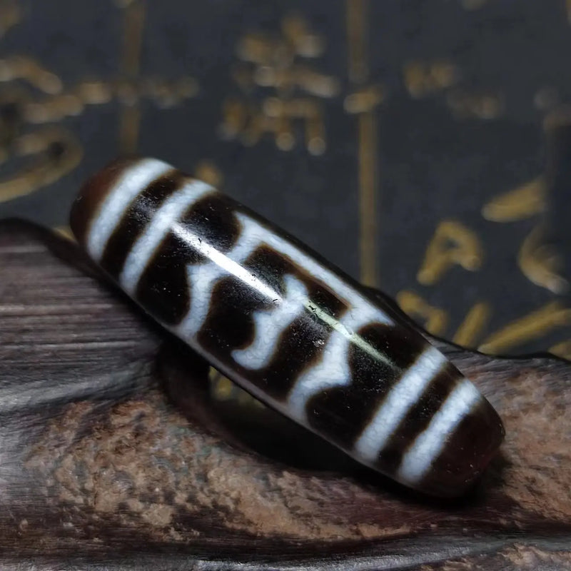 Tibet 39mm Agate DZI Beads Dapeng Bird Totem Bracelet Necklace