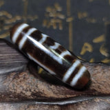 Tibet 39mm Agate DZI Beads Dapeng Bird Totem Bracelet Necklace