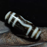 Tibet Old Brown Agate Beads Heaven&Earth Totem DZI Beads