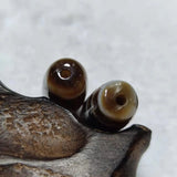 Tibet Old Brown Agate Beads Heaven&Earth Totem DZI Beads