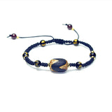 Tibet Tiger Tooth Agate DZI Bracelet Women's Jewelry