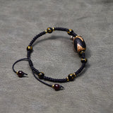 Tibet Tiger Tooth Agate DZI Bracelet Women's Jewelry