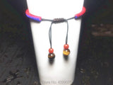 Tibet Agate DZI 10*30mm 21 Eyes Woman`s Bracelet Woven Jewelry