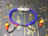 Tibet Agate DZI 10*30mm 21 Eyes Woman`s Bracelet Woven Jewelry