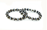 Tibet Agate DZI 9mm Beaded Bracelet Female Jewelry