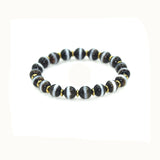 Tibet Agate DZI 9mm Beaded Bracelet Female Jewelry
