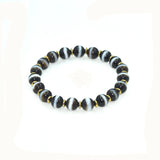 Tibet Agate DZI 9mm Beaded Bracelet Female Jewelry