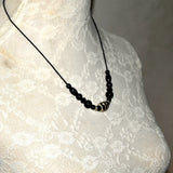 Tibet Agate DZI Necklace Double Tiger Tooth Daluo DZI Women's Short Necklace