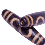 Tibet Agate Horseshoe Pattern Beads Necklace Pendant DIY