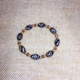 Tibetan Agate DZI Bracelet with Beads