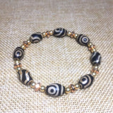 Tibetan Agate DZI Bracelet with Beads