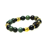 Tibetan Agate DZI Money Hook Desert Agate Bead Bracelet Men's Jewelry