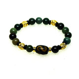 Tibetan Agate DZI Money Hook Desert Agate Bead Bracelet Men's Jewelry