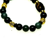 Tibetan Agate DZI Money Hook Desert Agate Bead Bracelet Men's Jewelry