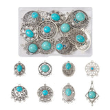 Tibetan Antique Bronze/Silver Alloy Chandelier Links Charm For Jewelry Making