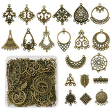 Tibetan Antique Bronze/Silver Alloy Chandelier Links Charm For Jewelry Making