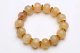 Tibetan Natural Ram's Horn Abacus Beads Bracelet