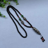 9 Eyes Dzi Bead Pendant Necklace Tibet Fengshui Agate Dzi Beads Amulet