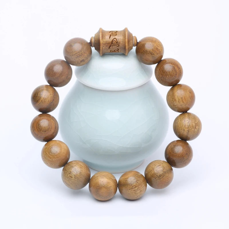 Tibetan SandalWood Bracelet 15mm Beads Fragrance
