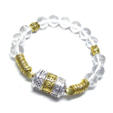 Tibetan Prayer Wheel Crystal Bracelet 10mm