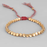 Tibetan Buddhist Copper Beads Bracelets Colorful Friendship Jewelry
