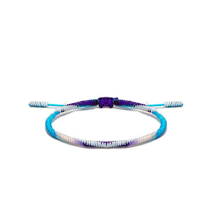 Tibetan Buddhist Braided Gradient Bracelet & Bangles for Men Women