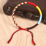 Tibetan Buddhist Braided Lucky Bracelets for Women Men