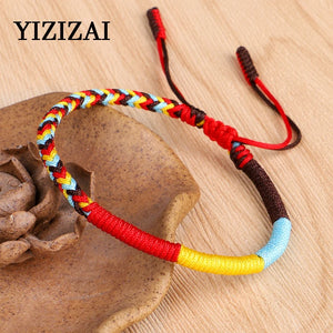 Tibetan Buddhist Braided Lucky Bracelets for Women Men