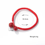 Tibetan Lucky Charm Bead Bracelets Red Thread String Jewelry