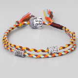 Tibetan Lucky Knots Bracelet Woven Amulet Cord Bangle