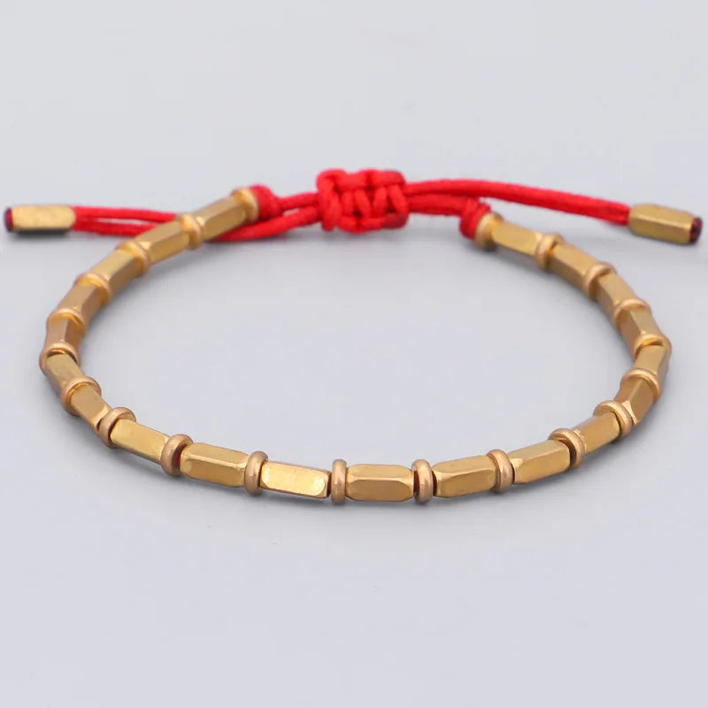 Tibetan Copper Beads Bracelet Luckly Bangles