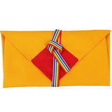 Tibetan Buddhist Supplies Apron, Tea Tray, Yellow Ribbon