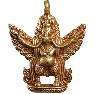 Tibetan Buddhist Pure Copper Bronze Necklace Pendant