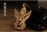 Tibetan Buddhist Pure Copper Bronze Necklace Pendant