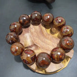 Tibetan Three-eye Buddha Bead Bracelet Natural Agate Jewelry