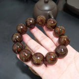 Tibetan Three-eye Buddha Bead Bracelet Natural Agate Jewelry