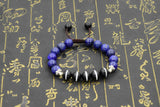 Tibetan DZI Bracelet 10mm Red/White Agate Beads