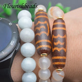 Tibetan Dzi Agates Stone Bracelet for Healing