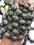 Tibetan Dzi Beads Single Bead Bracelet Retro Style Perfect Color