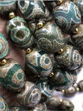 Tibetan Dzi Beads Single Bead Bracelet Retro Style Perfect Color