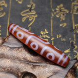 Dark Red Agate Old Dzi Beads Necklace for Men&Women