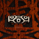 Tibetan Ji Tortoiseshell 9 Eyes Totem Pattern DZI Beads Agate Beads