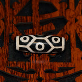 Tibetan Ji Tortoiseshell 9 Eyes Totem Pattern DZI Beads Agate Beads