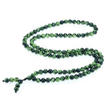 Tibetan Medicine Stone Necklace 108 Buddha Pearl Jade Bracelet Tee Model