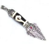 Tibetan Totem Old Agate Dzi Bead Vajvakilaka DIY Jewelry